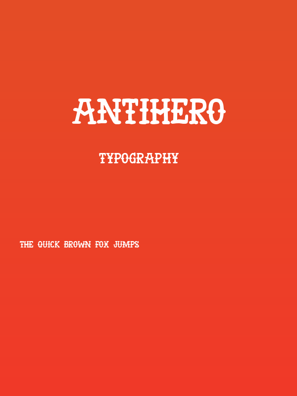 AntiHero Poster