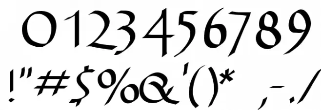 AntiKwa-Bold Font OTHER CHARS