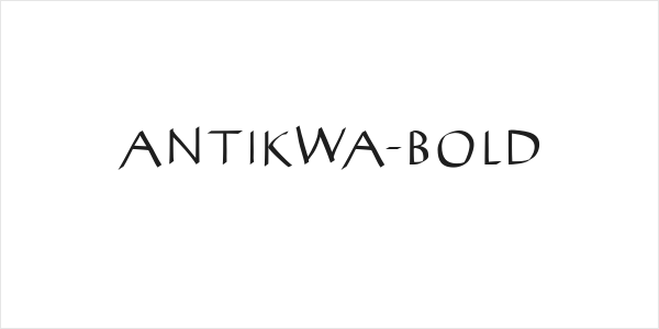 AntiKwa-Bold Logo