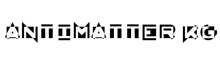 AntiMatter KG Шрифта