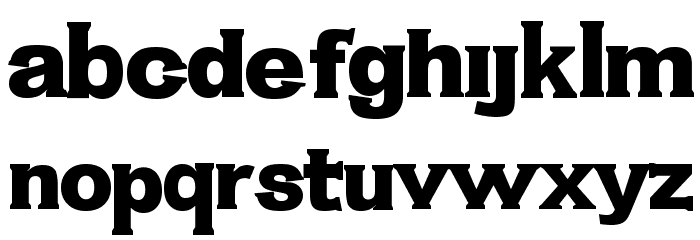 Antibios Font LOWERCASE