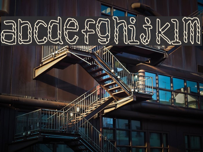 Antibiotech Font examples