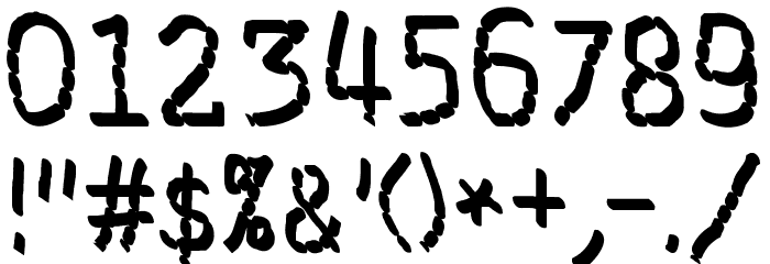 Antibiotic Font OTHER CHARS