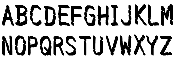 Antibiotic Font LOWERCASE