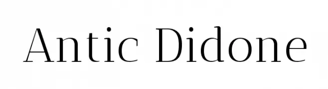 Antic Didone  नि: शुल्क फ़ॉन्ट्स डाउनलोड