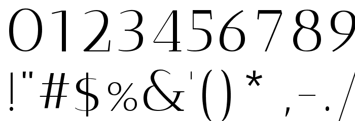 Antic Didone Font OTHER CHARS