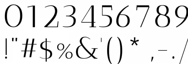 Antic Didone Font OTHER CHARS