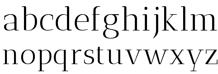 Antic Didone Font LOWERCASE
