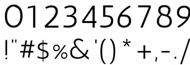 Antic Regular Font OTHER CHARS