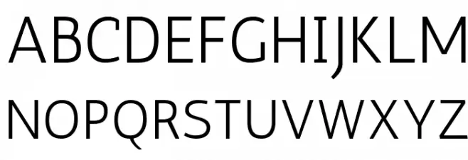 Antic Regular Schriftart Groß