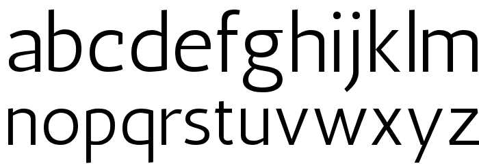 Antic Regular Font LOWERCASE