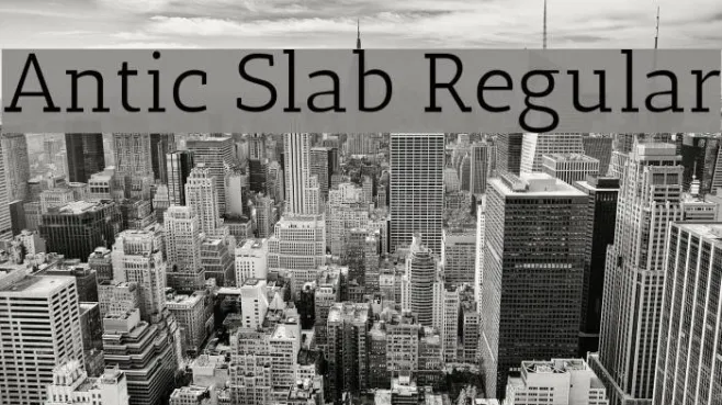 Antic Slab Regular Example 1