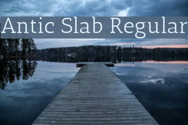 Antic Slab Regular Example 2