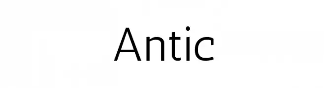 Antic  免费字体下载