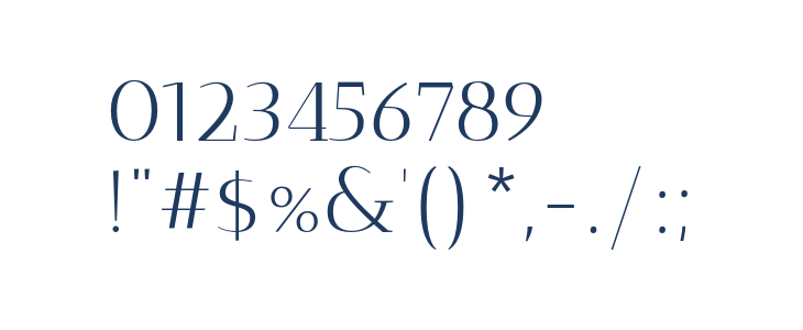 AnticDidone-Regular Other Characters