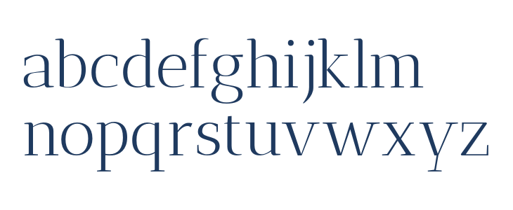 AnticDidone-Regular Lowercase