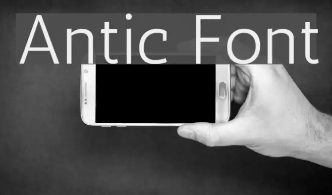 Antic Font examples