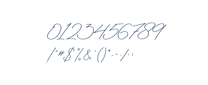 Antica Signature Other Characters