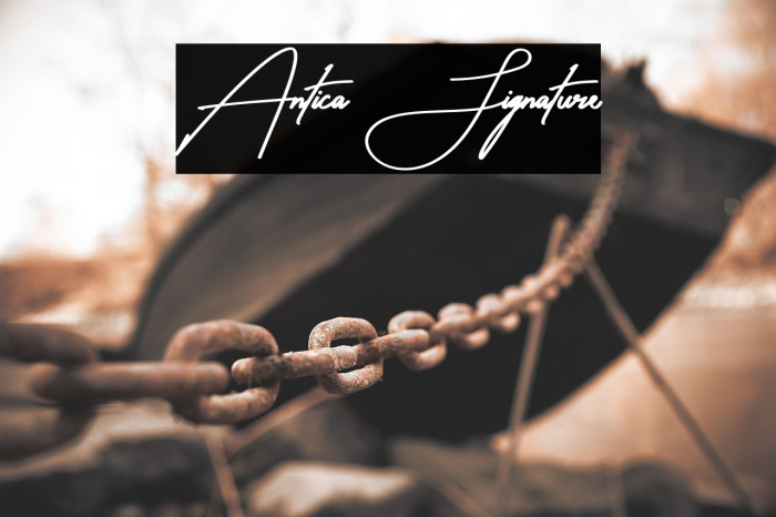 Antica Signature Example 3