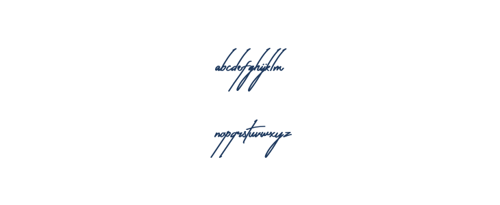 Antica Signature Lowercase