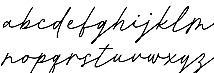 Antically Regular Font LOWERCASE