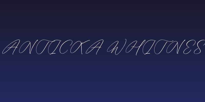 Anticka Whitnes Social Header