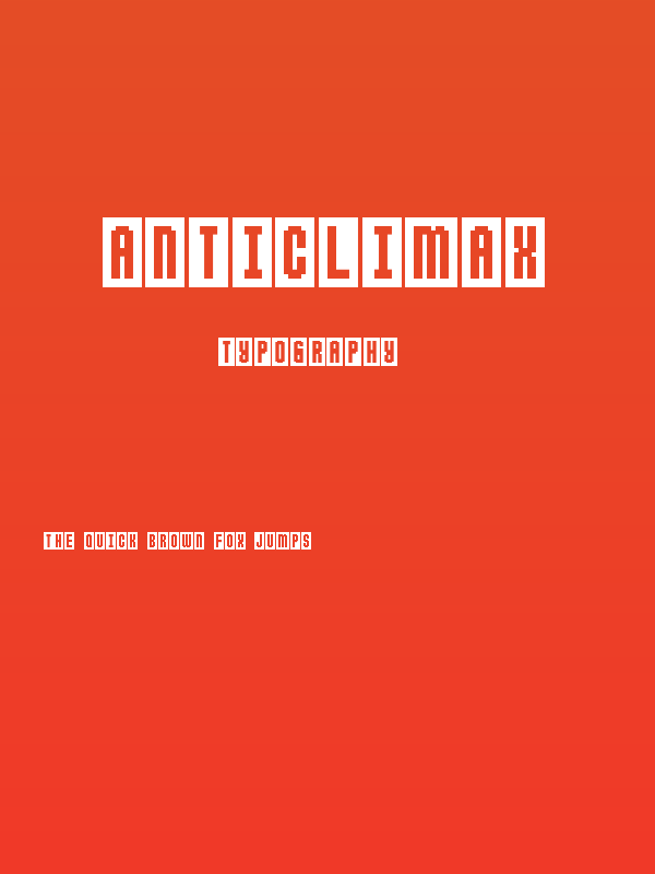 Anticlimax Poster