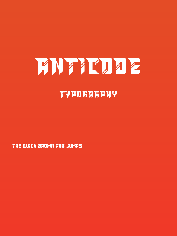Anticode Poster