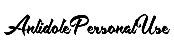 Antidote Personal Use   Frei Schriftart Herunterladen