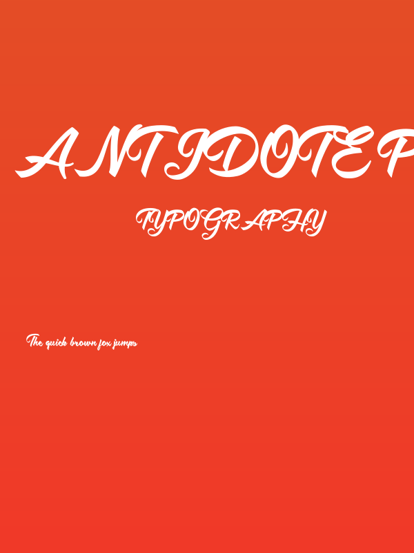 Antidote Personal Use  Poster