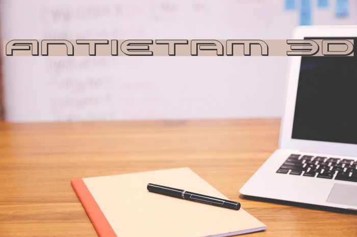 Antietam 3D Example 1