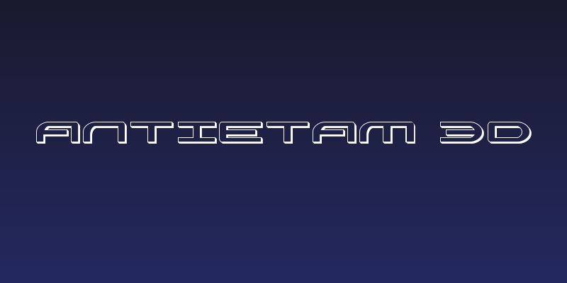 Antietam 3D Social Header