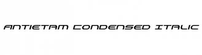 Antietam Condensed Italic  Fuentes Gratis Descargar