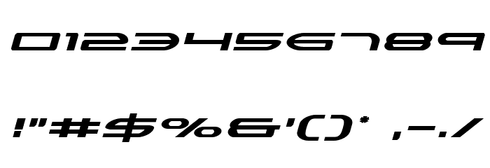 Antietam Expanded Italic Font OTHER CHARS