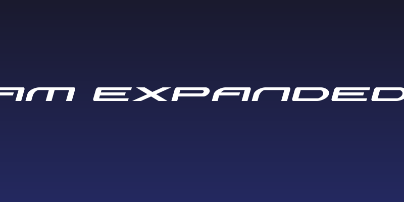 Antietam Expanded Italic Social Header