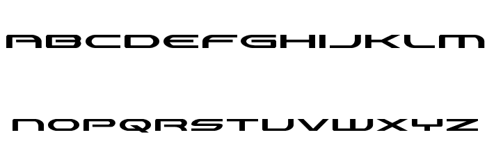 Antietam Expanded Font LOWERCASE