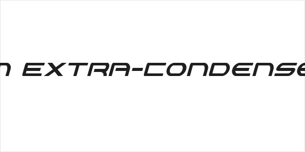 Antietam Extra-Condensed Italic Logo