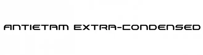 Antietam Extra-Condensed  Free Fonts Download