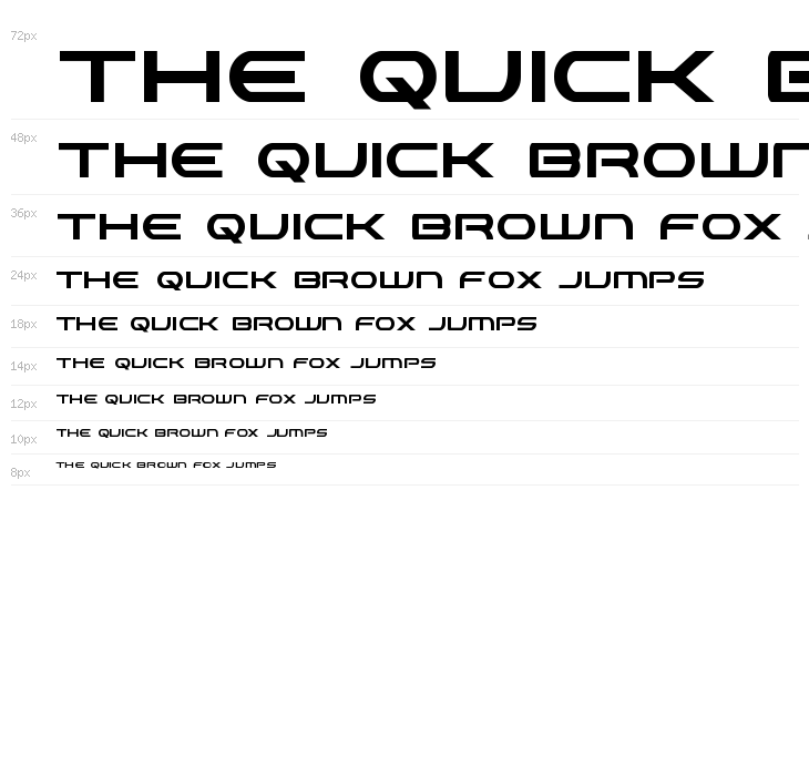 Antietam Extra-Condensed Waterfall