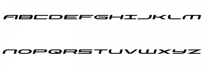 Antietam Extra-Expanded Italic Шрифта ВЕРХНИЙ