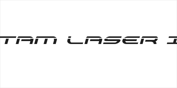 Antietam Laser Italic Logo