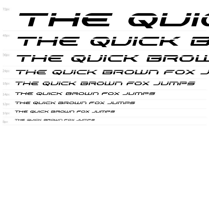 Antietam Laser Italic Waterfall