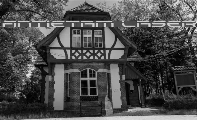 Antietam Laser Font examples