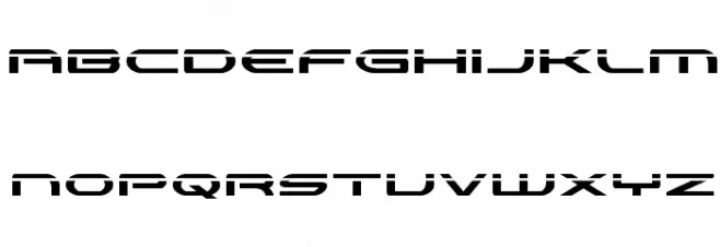 Antietam Laser خط أحرف صغيرة