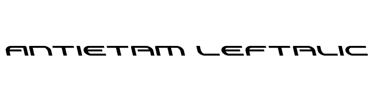Antietam Leftalic  Frei Schriftart Herunterladen
