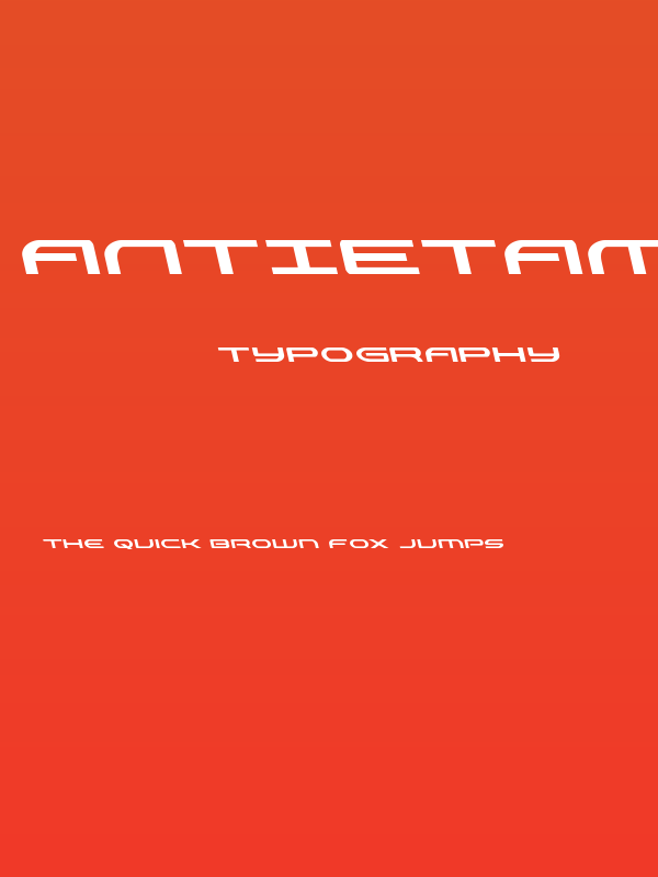 Antietam Leftalic Poster