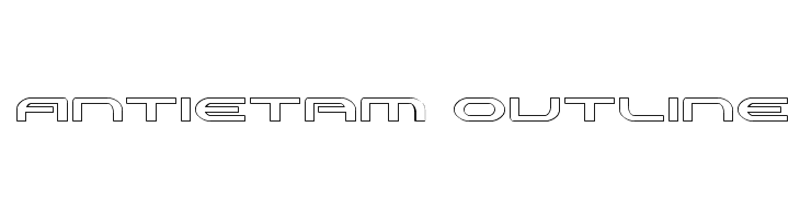 Antietam Outline  font caratteri gratis