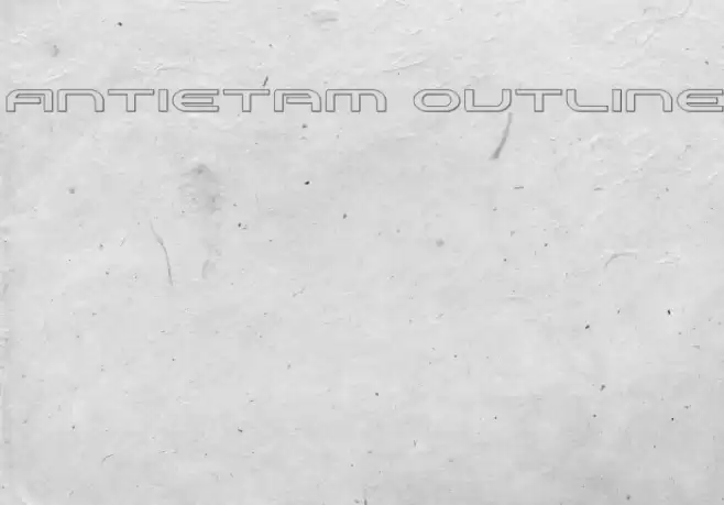 Antietam Outline Font examples