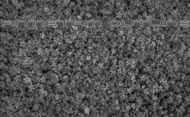 Antietam Outline Font examples