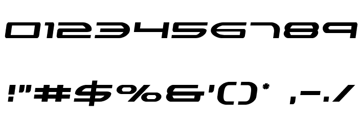 Antietam Semi-Italic Font OTHER CHARS